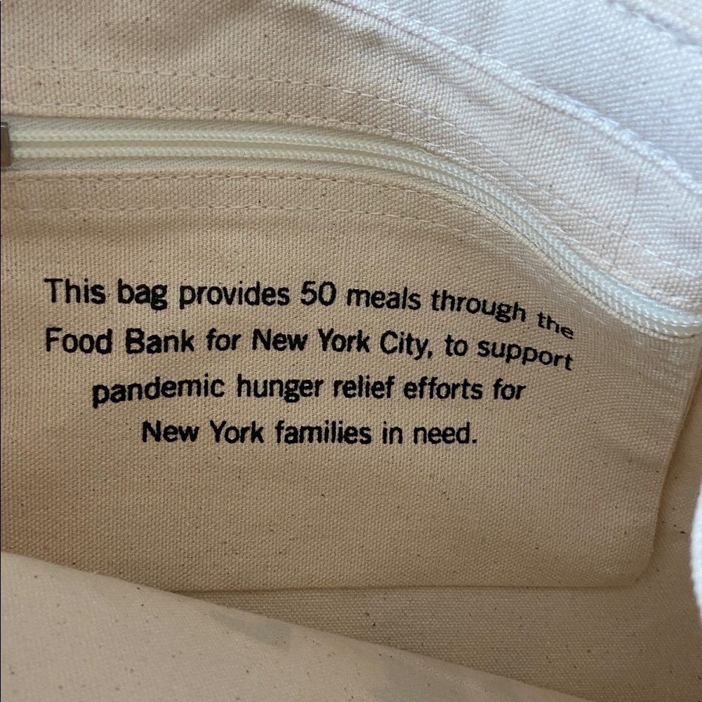 FEED Projects Canvas Help Feed the Families of New York City Tote Crossbody - Picture 6 of 6